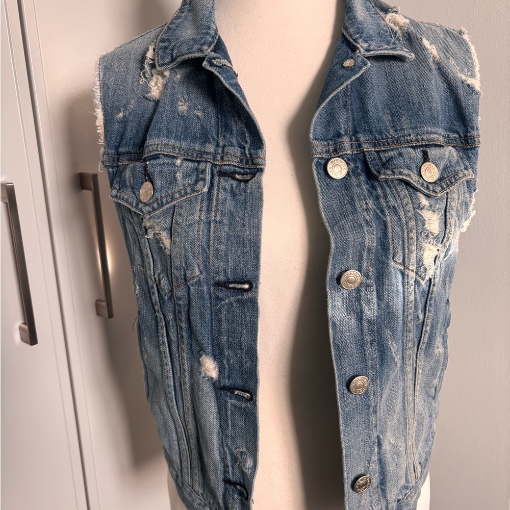 rag & bone Light Blue Denim Jacket - Picture 5 of 9